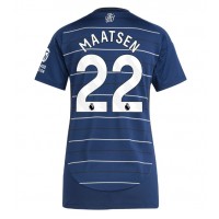 Maglia Calcio Aston Villa Ian Maatsen #22 Terza Divisa Donna 2024-25 Manica Corta